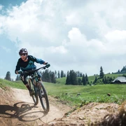 Descendeur sur le parcours Old T-Bar