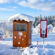 Adventsweg Höchmatt, Schaukasten mit Szenenbild