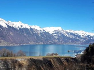 Au-dessus de Bönigen, vue sur le lac de Brienz