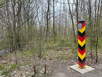 Die Grenzsäule am Jungborn