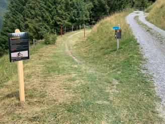 Alptrail Wiriehorn: Posten Vollbremsung
