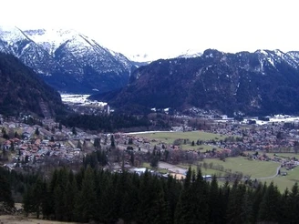 Blick auf Oberammergau
