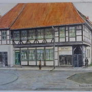 Das „Vogtsche Haus“, heute Standort des Modegeschäftes Kolossa.