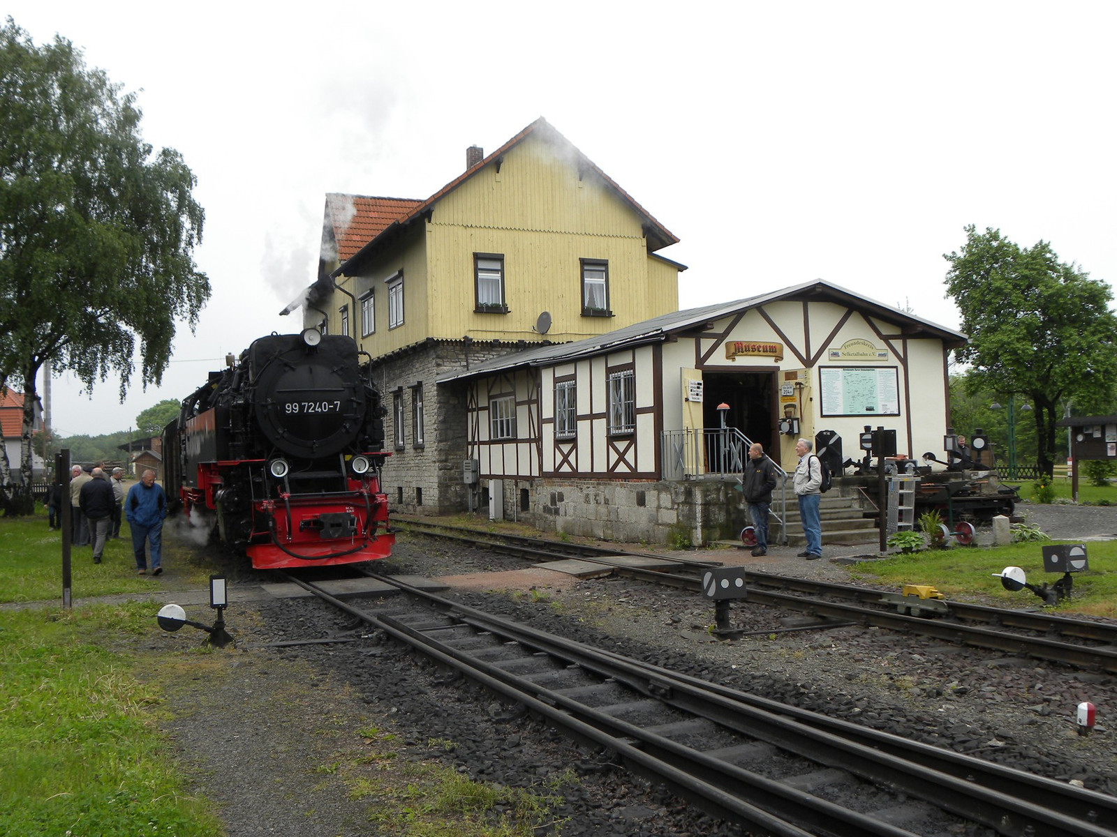 Museum "Anhaltinische Harzbahn" im Bahnhof Gernrode (Harz)