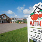 Außenansicht Hofcafé Obsthof Matthies in Jork-Borstel