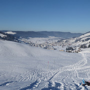Schneeschuhtour Biberegg - Mostelberg / Blick auf Rothenthurm