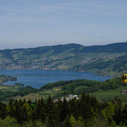 Blick vom Mostelberg zum Ägerisee.
