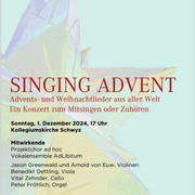 Flyer Singing Advent 2024