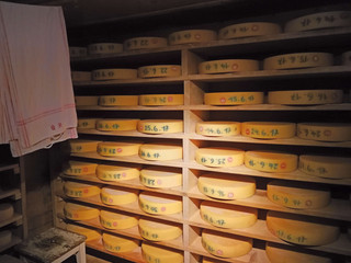 The cheese cellar at Alp Hösel