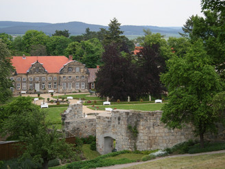Das Kleine Schloss und der Barockgarten in Blankenburg