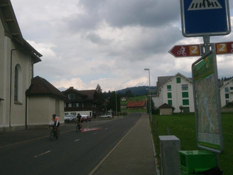 The end of the descent to Willerzell
