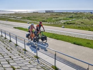 Radfahren am Wattenmeer in Norden-Norddeich