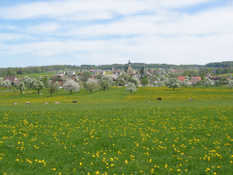 Gemeinde Schongau im Frühling