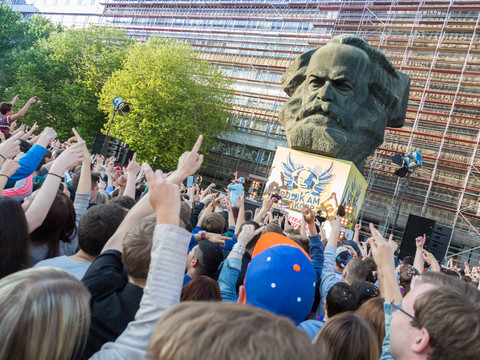 Das Open-Air-Konzert "Am Kopp" am Karl-Marx-Monument