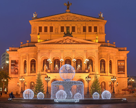 Alte Oper zur Weihnachtszeit