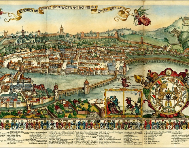 Martini Plan Lucerne, 1597