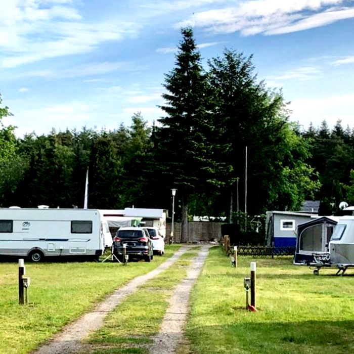 Die Touristenstellplätze auf unserem Campingplatz