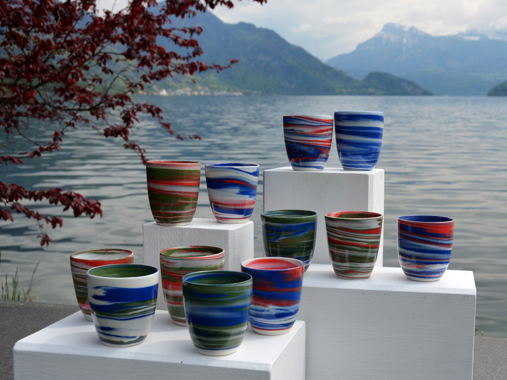 Pottery by the lake