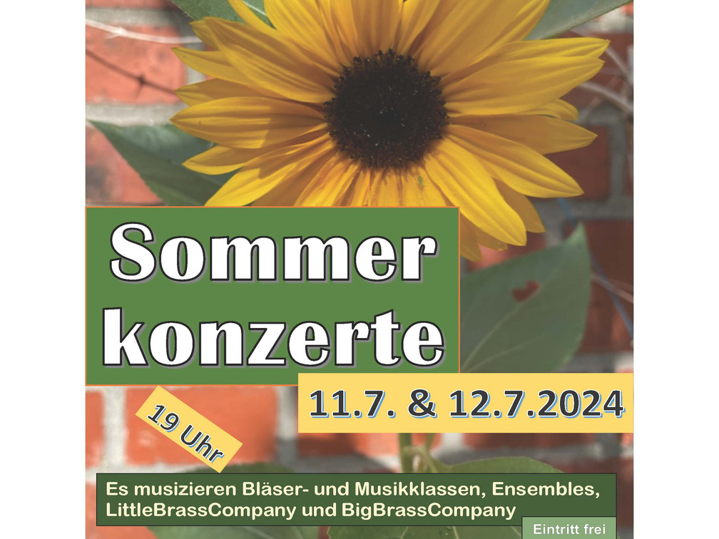Sommerkonzerte am Marion-Dönhoff-Gymnasium Mölln