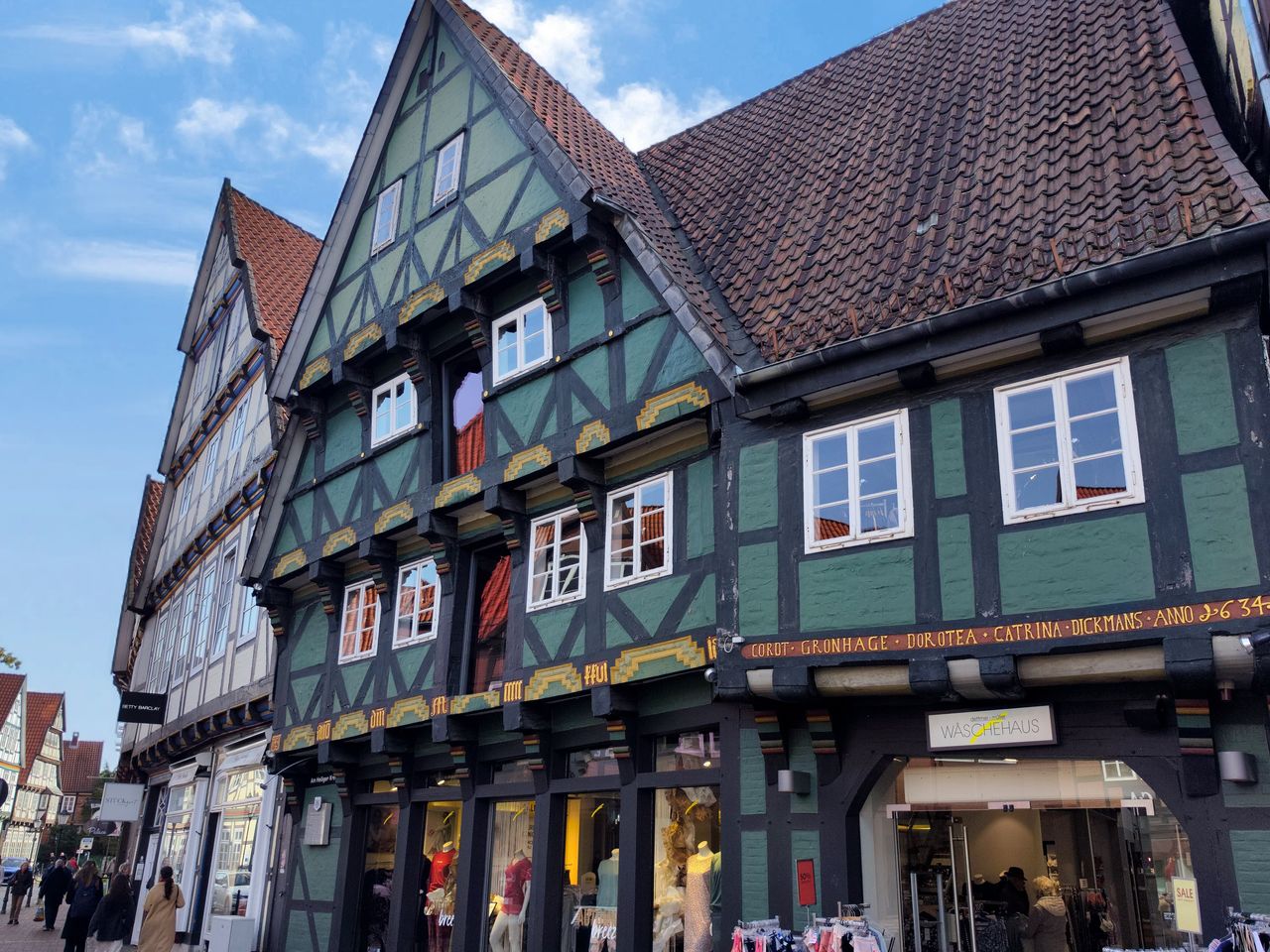 Bild vergrößern: Älteste datierte Haus - Blick aus Zöllner Straße