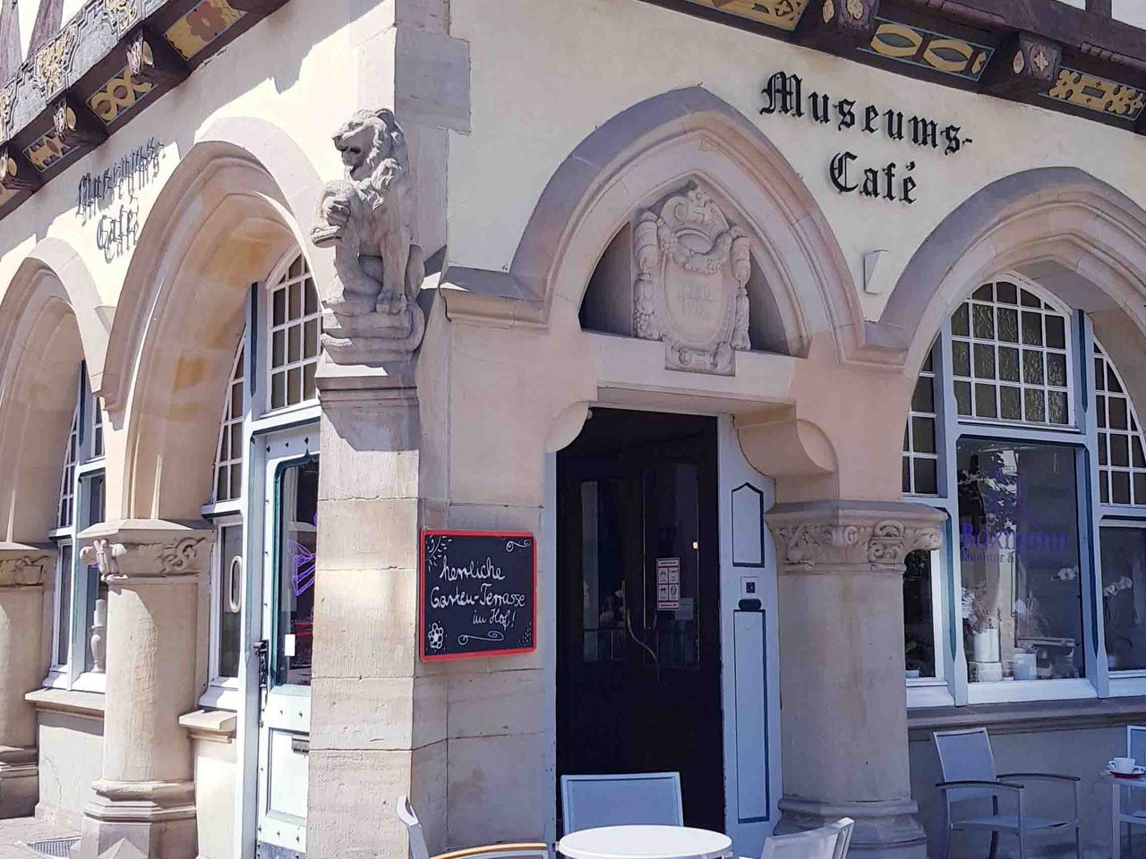 Bild vergrößern: Café Baxmann Celle, Eingang