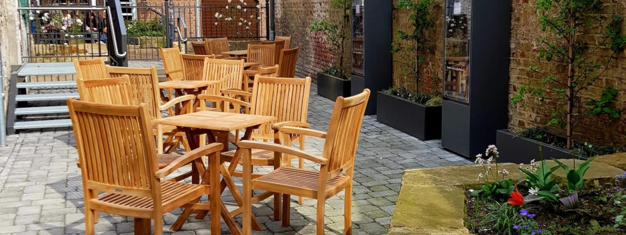 Lesegarten an der Stadtinfo