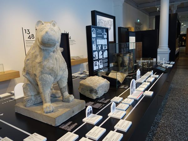 Eine Nachbildung des Löwenpudels im Kulturgeschichtlichen Museum / MQ4 in Osnabrück