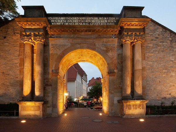 The Heger Tor Gate in the evening