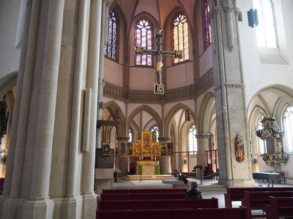 Main altar of St. Mary's Church in Osnabrück