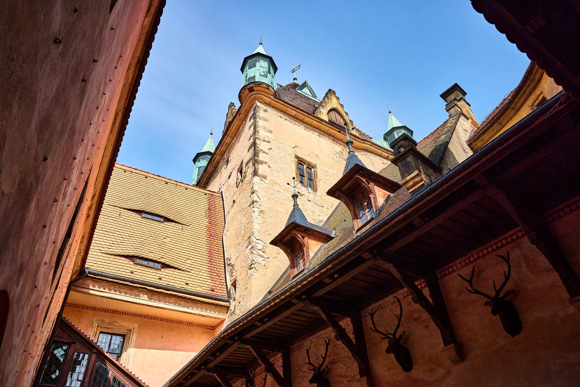 Schloss Kuckuckstein Innenhof (Quelle: Marko Förster) Schloss Kuckuckstein Innenhof (Quelle: Marko Förster)