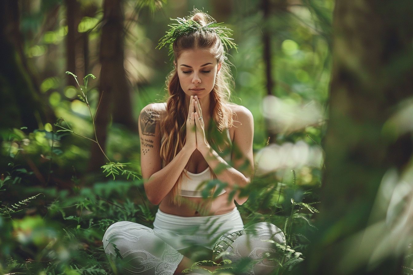 Yoga (Quelle: KI generiertes Bild, Midjourney / Tourismusverband Sächsische Schweiz e.V.) Yoga (Quelle: KI generiertes Bild, Midjourney / Tourismusverband Sächsische Schweiz e.V.)