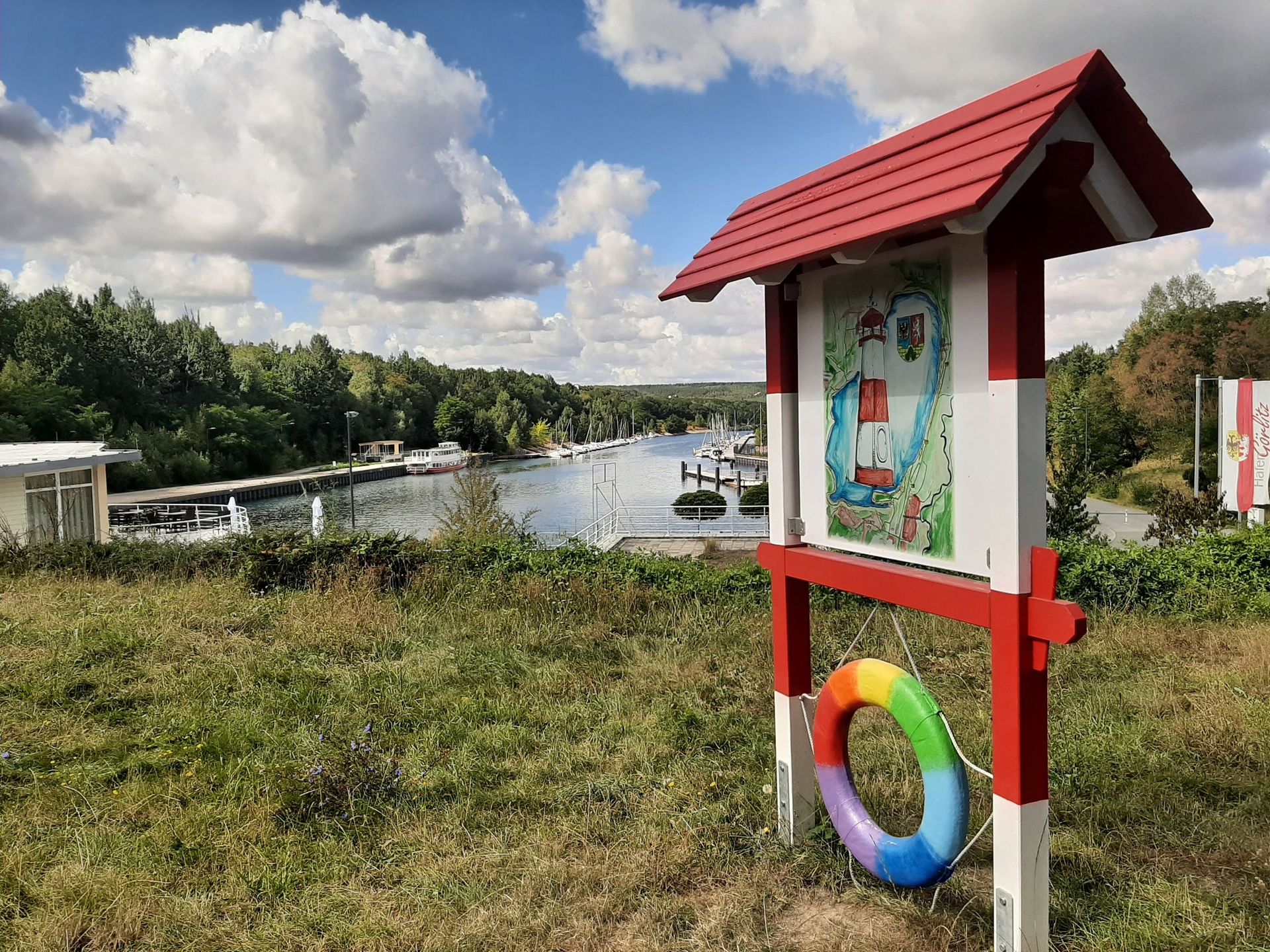 Berzdorfer See, Hafen, Tauchritz (Quelle: Stefan Müller, Archiv Europastadt GörlitzZgorzelec GmbH) Berzdorfer See, Hafen, Tauchritz (Quelle: Stefan Müller, Archiv Europastadt GörlitzZgorzelec GmbH)