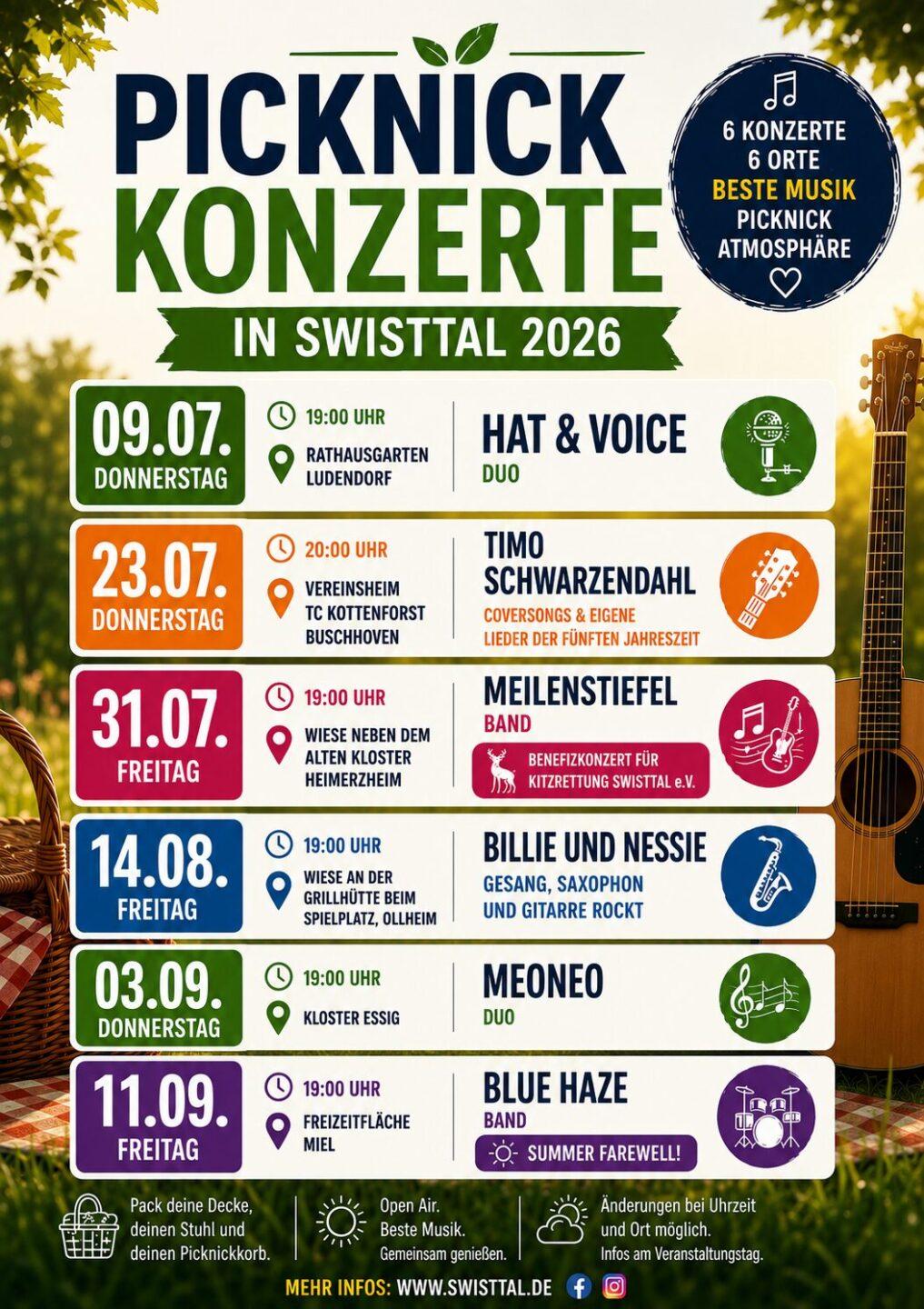 Picknick-Konzerte 2026