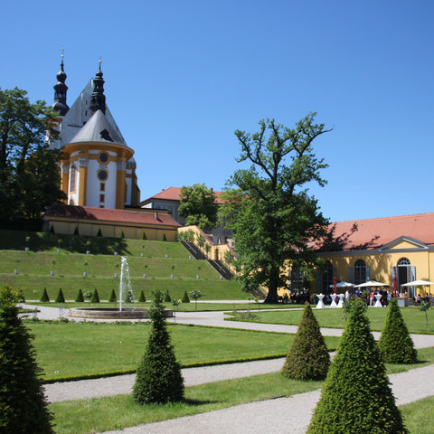 Klostergarten Neuzelle mit Orangerie
