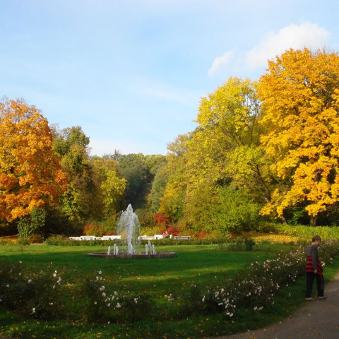 Schlosspark Buckow im Herbst