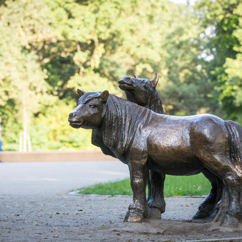 Skulptur im Stadtpark Fürstenwalde