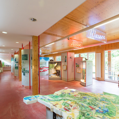 Schweizer Haus - Ausstellung im Besucherzentrum