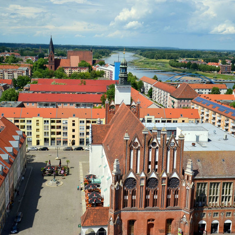 Blick vom Turm der Marienkirche