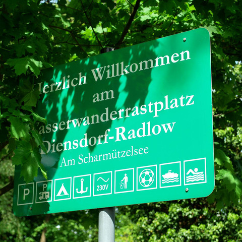 Wasserwanderrastplatz in Diensdorf