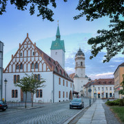 Rathaus und Dom Fürstenwalde