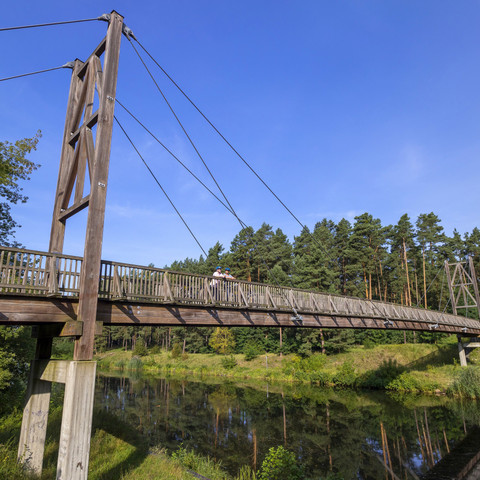 Brücke naher der Kersdorfer Schleuse