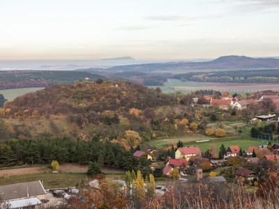 Blick vom Ziegenberg über Heimburg