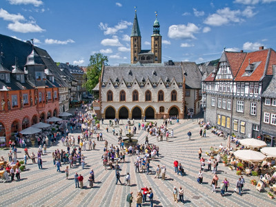 Das Rathaus am Marktplatz Goslar