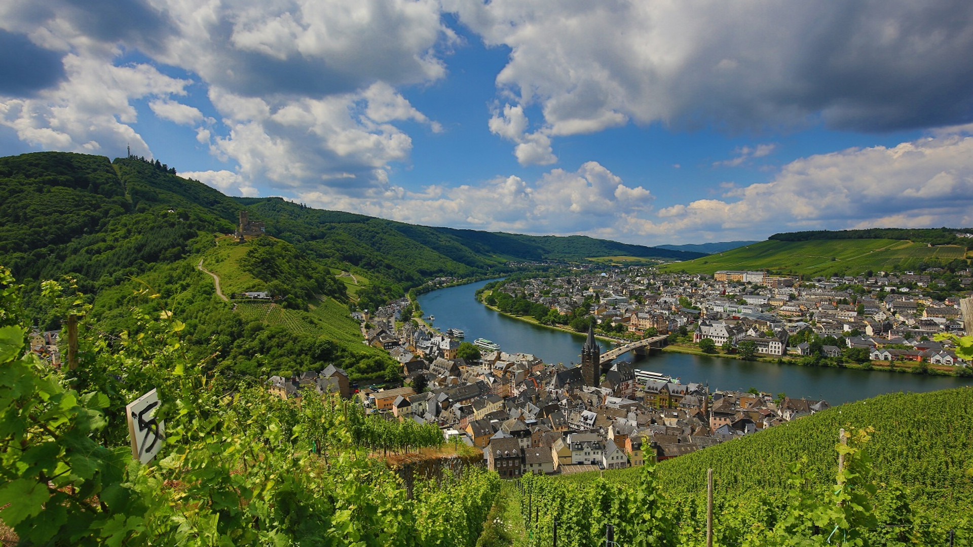 Mosel Radweg Zell Mosel Bernkastel Kues Mosel Radweg Zell Mosel Bernkastel Kues
