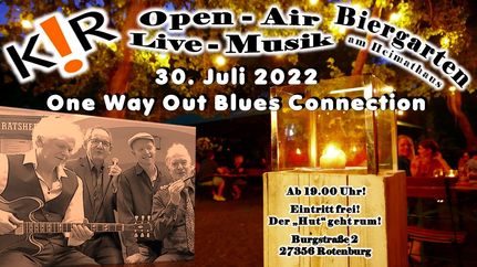 Open-Air-Live-Musik mit One Way Out Blues Connection