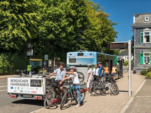 Haltepunkt Bergischer Fahrradbus in Hückeswagen