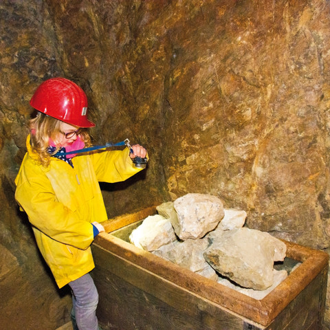 Besucherbergwerk Grube Wenzel Einblick Bergbau