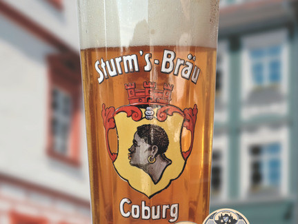 Bier im Coburger Bierglas