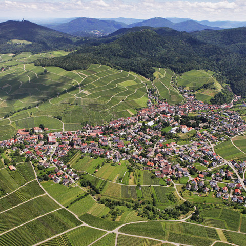 Baden-Badener Weingut am Mauerberg Neuweier von Oben