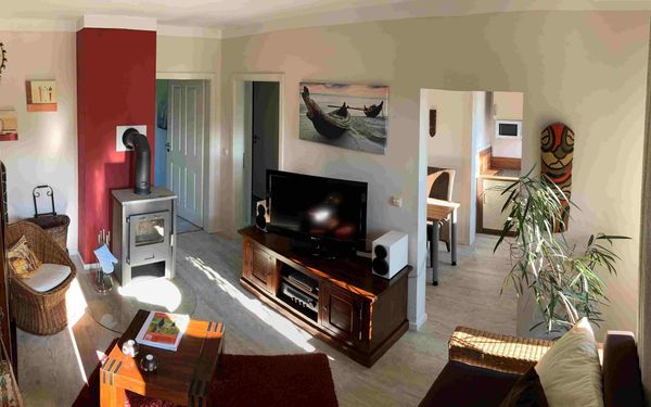 Das Wohnzimmer in der Ferienwohnung Hoeperhof bei Bötersen